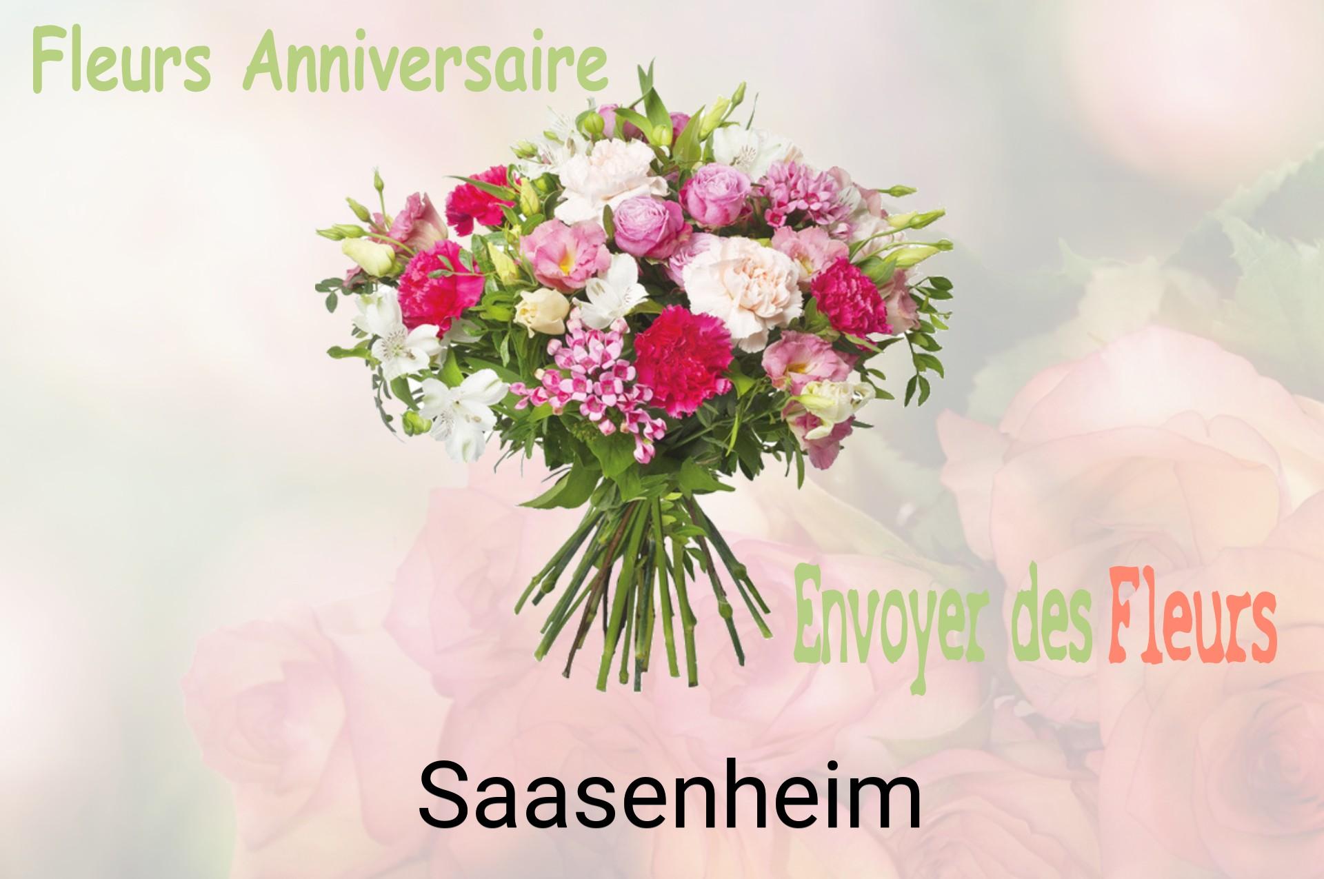 Bouquet de fleurs d’anniversaire livré à Saasenheim