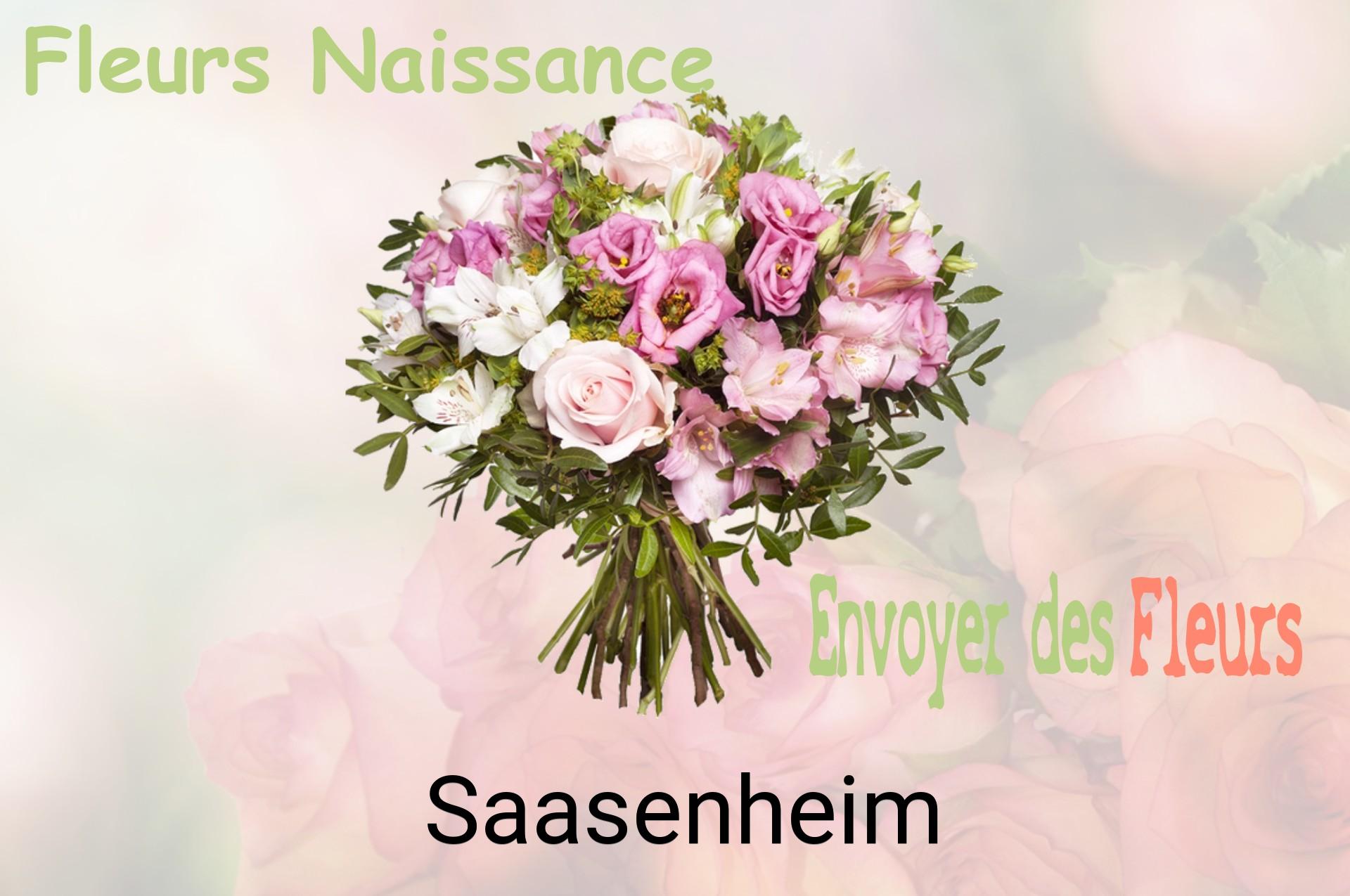 Bouquet de fleurs de naissance livré à Saasenheim